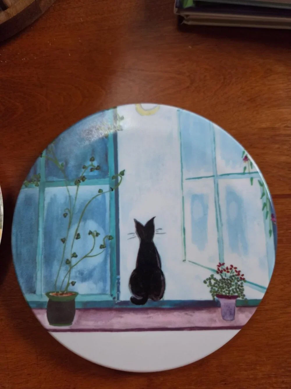 vintage Italian trivets mebel cats set of two melamine